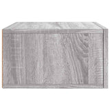 Comodini a Muro 2 pz Grigio Sonoma 35x35x20 cm