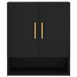 Armadietto a Muro Nero 60x31x70 cm in Legno truciolato