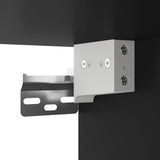 Armadietto a Muro Nero 60x31x70 cm in Legno truciolato