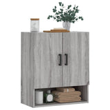 Armadietto a Muro Grigio Sonoma 60x31x70cm in Legno truciolato