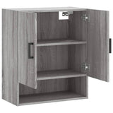 Armadietto a Muro Grigio Sonoma 60x31x70cm in Legno truciolato