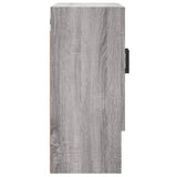 Armadietto a Muro Grigio Sonoma 60x31x70cm in Legno truciolato