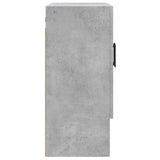 Armadietto a Muro Grigio Cemento 60x31x70 cm Legno truciolato