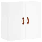 Armadietto a Muro Bianco Lucido 60x31x60 cm Legno truciolato
