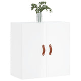 Armadietto a Muro Bianco Lucido 60x31x60 cm Legno truciolato