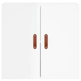 Armadietto a Muro Bianco Lucido 60x31x60 cm Legno truciolato