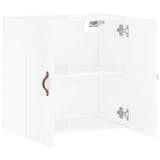 Armadietto a Muro Bianco Lucido 60x31x60 cm Legno truciolato