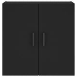 Armadietto a Muro Nero 60x31x60 cm in Legno truciolato
