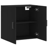 Armadietto a Muro Nero 60x31x60 cm in Legno truciolato
