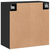 Armadietto a Muro Nero 60x31x60 cm in Legno truciolato