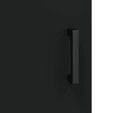Armadietto a Muro Nero 60x31x60 cm in Legno truciolato