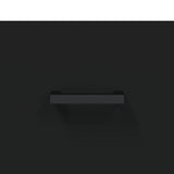 Mobile a Parete Nero 80x36,5x35 cm in Legno truciolato