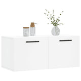 Mobile a Parete Bianco 80x36,5x35 cm in Legno truciolato