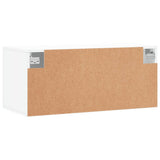 Mobile a Parete Bianco 80x36,5x35 cm in Legno truciolato