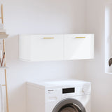 Mobile a Parete Bianco 100x36,5x35 cm in Legno truciolato