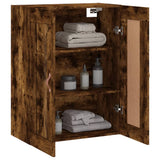 Mobile a Parete Rovere Fumo 69,5x34x90 cm in Legno truciolato