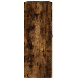 Mobile a Parete Rovere Fumo 69,5x34x90 cm in Legno truciolato
