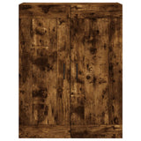 Mobile a Parete Rovere Fumo 69,5x34x90 cm in Legno truciolato