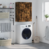 Mobile a Parete Rovere Fumo 69,5x34x90 cm in Legno truciolato
