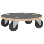 Pedane di Trasporto 2 pz Rotonde 38x11,5 cm 250 kg
