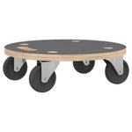 Pedane di Trasporto 2 pz Rotonde 38x11,5 cm 250 kg