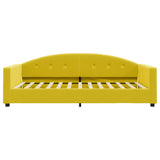 Letto da Giorno Giallo 100x200 cm in Velluto