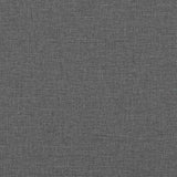 Letto da Giorno Grigio Scuro 80x200 cm in Tessuto