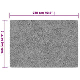Tappeto Lavabile Multicolore 160x230 cm