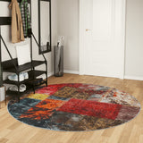 Tappeto Lavabile Multicolore  200 cm Antiscivolo