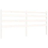 Giroletto senza Materasso Bianco 200x200 cm Legno Massello Pino