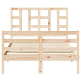 Giroletto con Testiera Small Double in Legno Massello