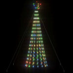 Albero di Natale a LED 275 LED Colorato 180 cm