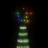 Albero di Natale a LED 275 LED Colorato 180 cm