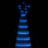 Albero di Natale a LED 688 LED Blu 300 cm