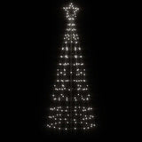 Albero di Natale a LED con Punte 220 LED Bianco Freddo 180 cm