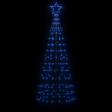 Albero di Natale a LED con Punte 220 LED Blu 180 cm
