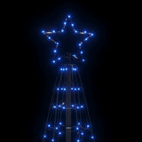 Albero di Natale a LED con Punte 220 LED Blu 180 cm