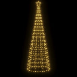 Albero di Natale a LED con Punte 570 LED Bianco Caldo 300 cm