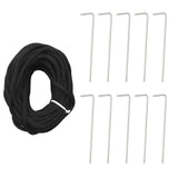 Albero di Natale a LED con Punte 570 LED Bianco Caldo 300 cm