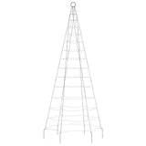 Albero di Natale a LED su Pennone 200 LED Blu 180 cm