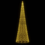 Luce Albero di Natale su Pennone 1534LED Bianco Caldo 500cm