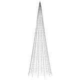 Luce Albero di Natale su Pennone 1534LED Bianco Caldo 500cm