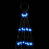 Albero di Natale a LED su Pennone 1534 LED Blu 500 cm