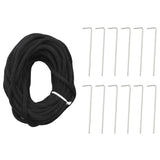 Albero di Natale a LED su Pennone 1534 LED Blu 500 cm