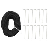 Albero di Natale a LED su Pennone 3000 LED Blu 800 cm