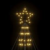 Albero di Natale a LED 570 LED Bianco Caldo 300 cm