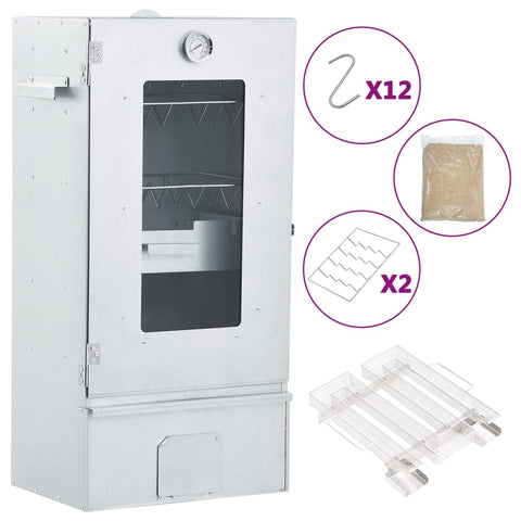 Forno Affumicatore BBQ Generatore Fumo Freddo Acciaio Zincato