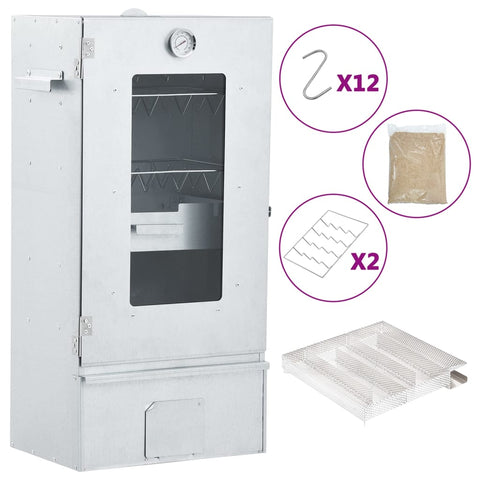 Forno Affumicatore BBQ Generatore Fumo Freddo Acciaio Zincato