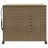 Cesto Portabiancheria con Ruote 66x35x60 cm Rattan