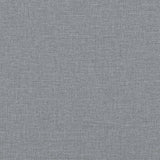 Set di Divani 2 pz con Cuscini Grigio Chiaro in Tessuto